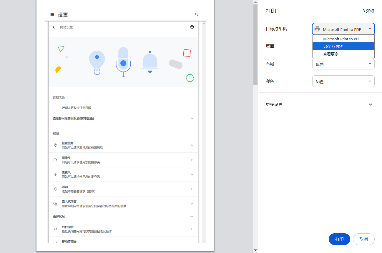 如何在Chrome中保存页面为PDF