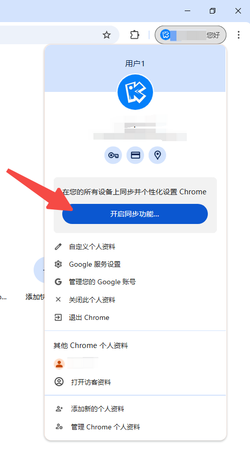 如何在Chrome浏览器中启用同步功能