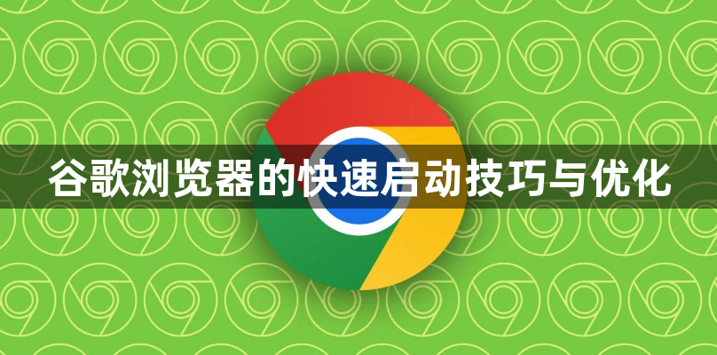 谷歌浏览器的快速启动技巧与优化1