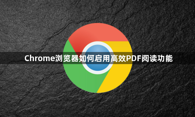 Chrome浏览器如何启用高效PDF阅读功能1
