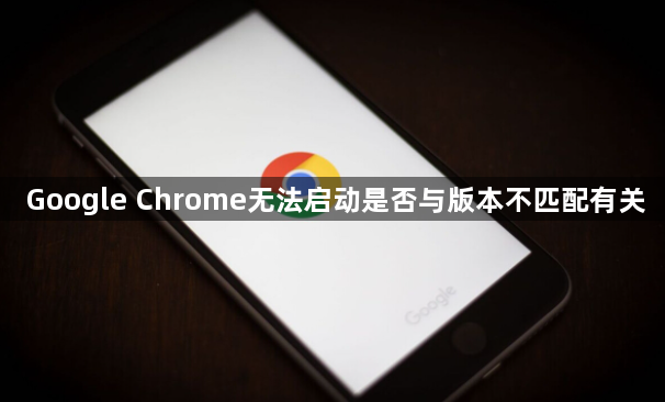 Google Chrome无法启动是否与版本不匹配有关1