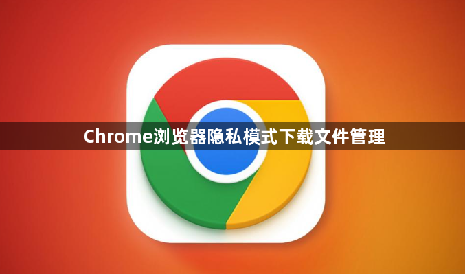 Chrome浏览器隐私模式下载文件管理1