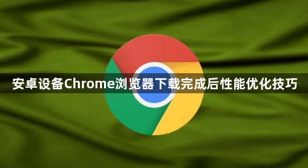 安卓设备Chrome浏览器下载完成后性能优化技巧1