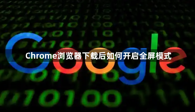 Chrome浏览器下载后如何开启全屏模式1