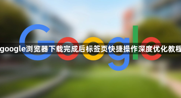 google浏览器下载完成后标签页快捷操作深度优化教程1