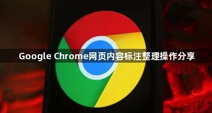 Google Chrome网页内容标注整理操作分享1