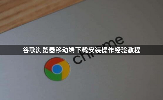 谷歌浏览器移动端下载安装操作经验教程1