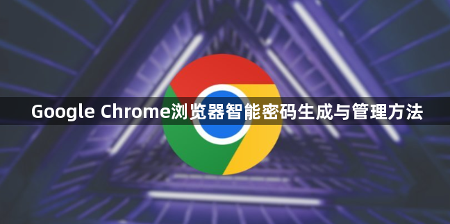 Google Chrome浏览器智能密码生成与管理方法1