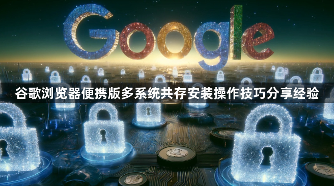 谷歌浏览器便携版多系统共存安装操作技巧分享经验1