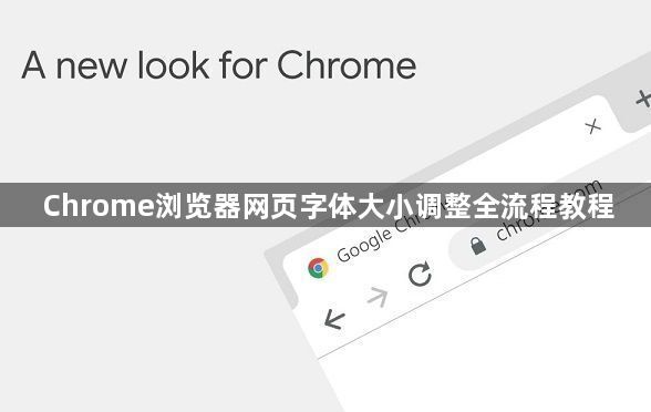 Chrome浏览器网页字体大小调整全流程教程1