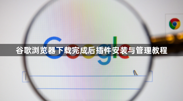 谷歌浏览器下载完成后插件安装与管理教程1