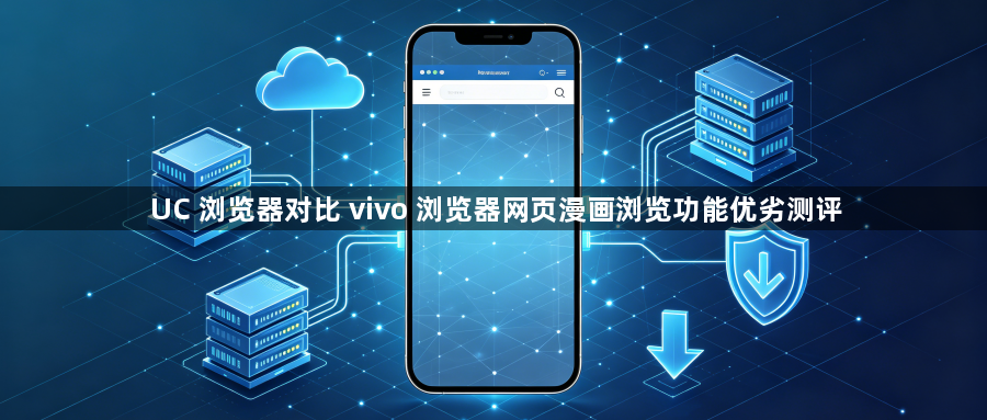 UC 浏览器对比 vivo 浏览器网页漫画浏览功能优劣测评1