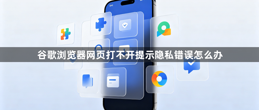 谷歌浏览器网页打不开提示隐私错误怎么办1