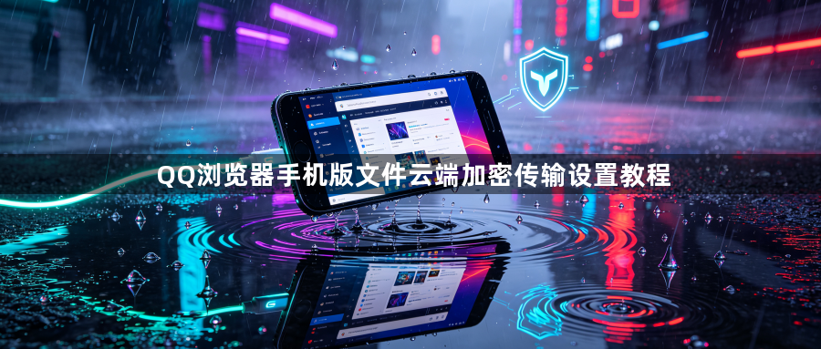 QQ浏览器手机版文件云端加密传输设置教程1