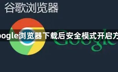 google浏览器下载后安全模式开启方法1