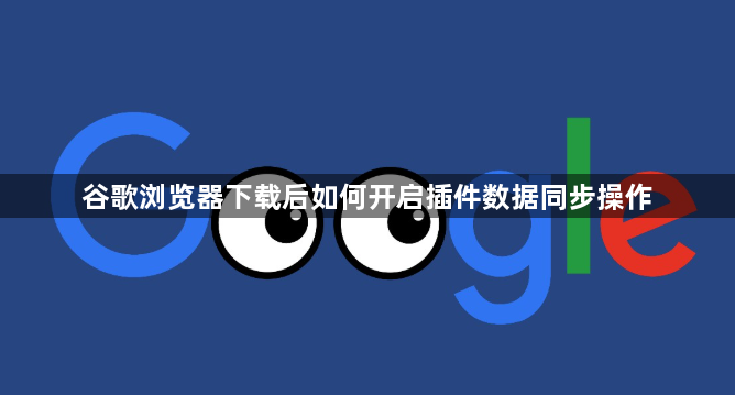 谷歌浏览器下载后如何开启插件数据同步操作1
