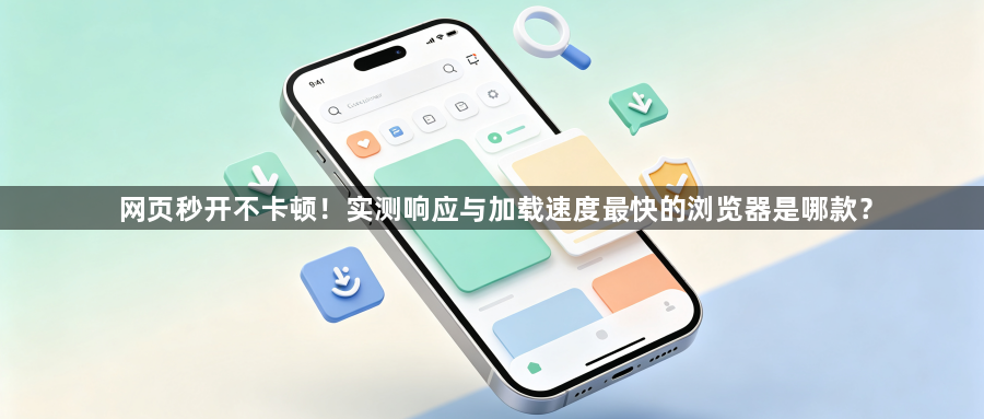 网页秒开不卡顿!实测响应与加载速度最快的浏览器是哪款?1