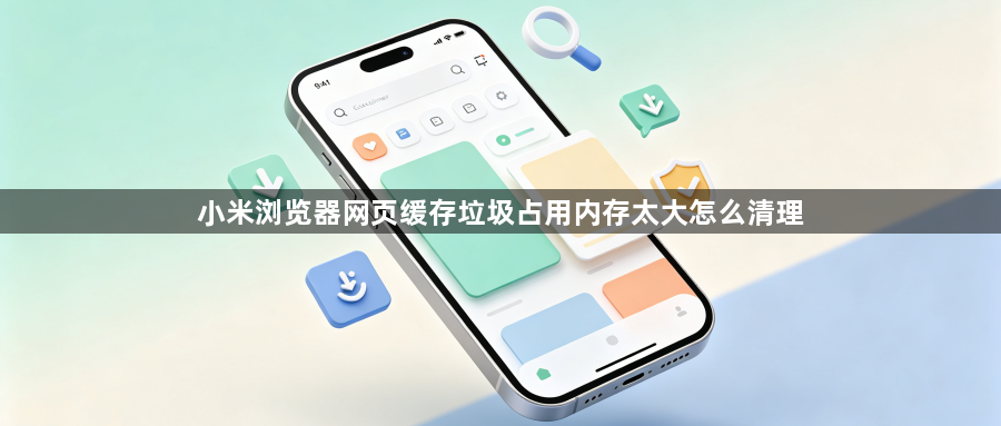 小米浏览器网页缓存垃圾占用内存太大怎么清理1