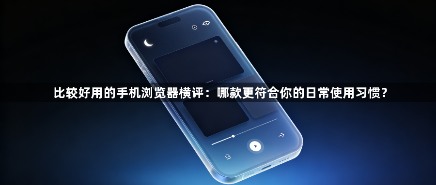 比较好用的手机浏览器横评：哪款更符合你的日常使用习惯？1