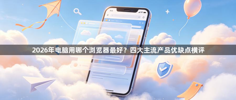 2026年电脑用哪个浏览器最好？四大主流产品优缺点横评1