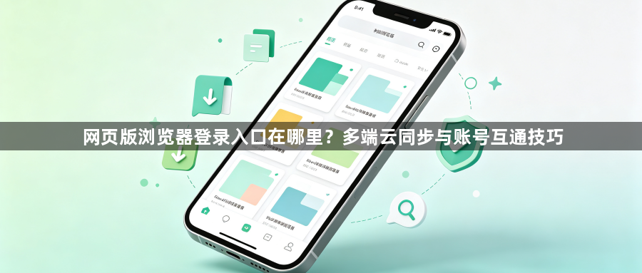 网页版浏览器登录入口在哪里？多端云同步与账号互通技巧1