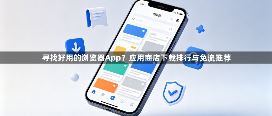 寻找好用的浏览器App？应用商店下载排行与免流推荐1
