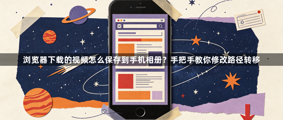 浏览器下载的视频怎么保存到手机相册？手把手教你修改路径转移1