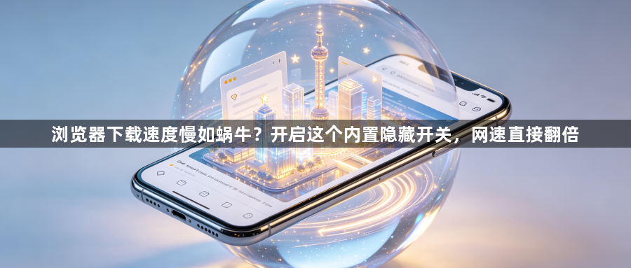 浏览器下载速度慢如蜗牛？开启这个内置隐藏开关，网速直接翻倍1