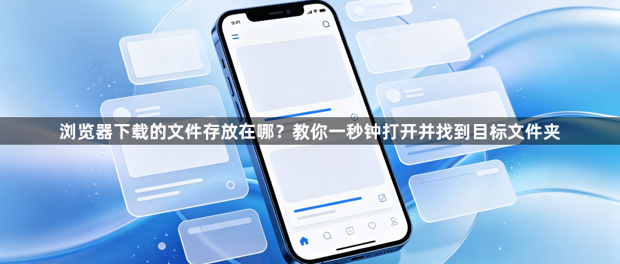 浏览器下载的文件存放在哪？教你一秒钟打开并找到目标文件夹1