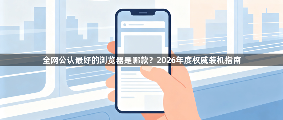全网公认最好的浏览器是哪款？2026年度权威装机指南1