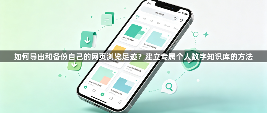如何导出和备份自己的网页浏览足迹？建立专属个人数字知识库的方法1