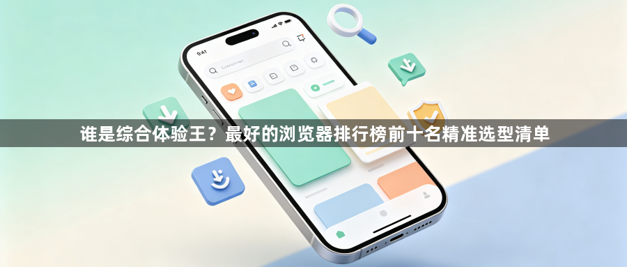 谁是综合体验王？最好的浏览器排行榜前十名精准选型清单1