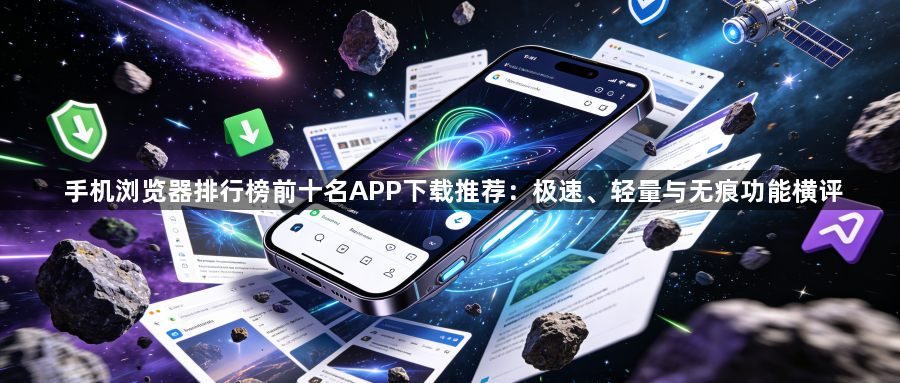 手机浏览器排行榜前十名APP下载推荐：极速、轻量与无痕功能横评1