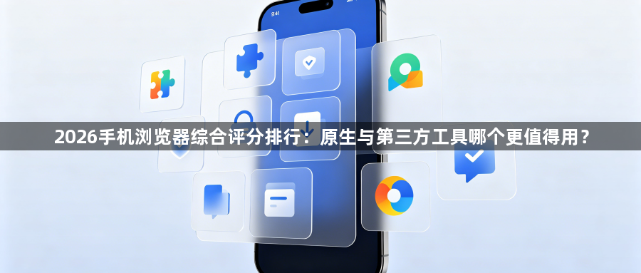 2026手机浏览器综合评分排行：原生与第三方工具哪个更值得用？1