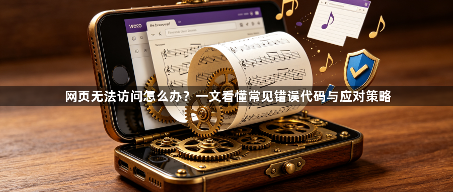 网页无法访问怎么办？一文看懂常见错误代码与应对策略1
