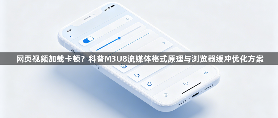 网页视频加载卡顿？科普M3U8流媒体格式原理与浏览器缓冲优化方案1