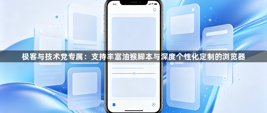 极客与技术党专属：支持丰富油猴脚本与深度个性化定制的浏览器1