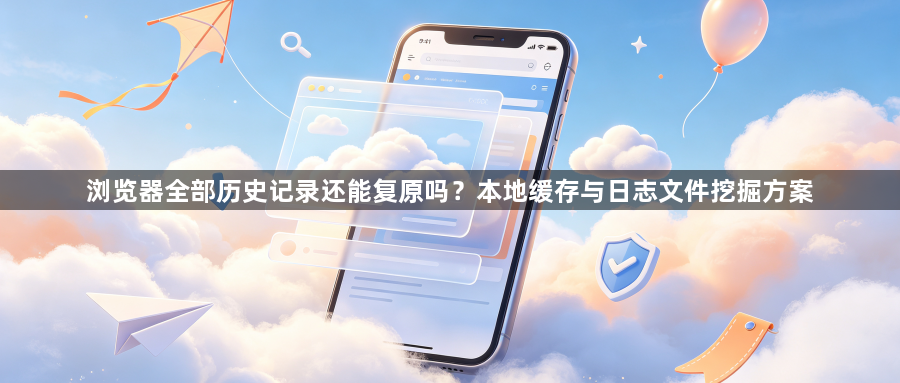 浏览器全部历史记录还能复原吗？本地缓存与日志文件挖掘方案1