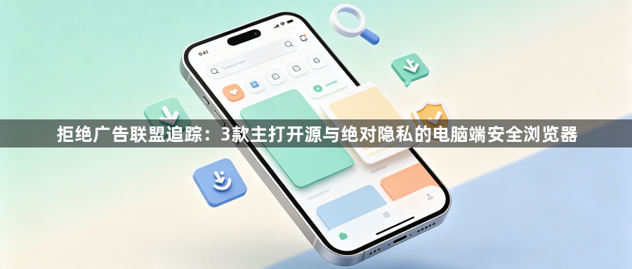 拒绝广告联盟追踪:3款主打开源与绝对隐私的电脑端安全浏览器1