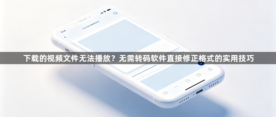 下载的视频文件无法播放？无需转码软件直接修正格式的实用技巧1