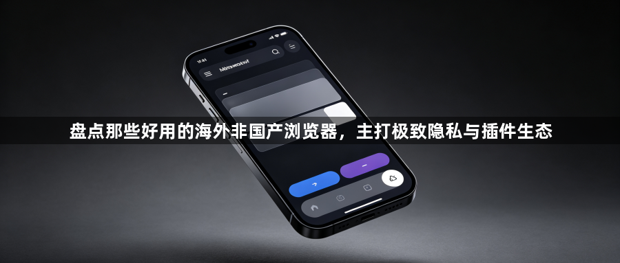 盘点那些好用的海外非国产浏览器，主打极致隐私与插件生态1