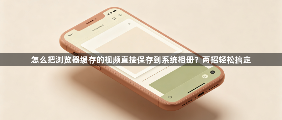 怎么把浏览器缓存的视频直接保存到系统相册？两招轻松搞定1